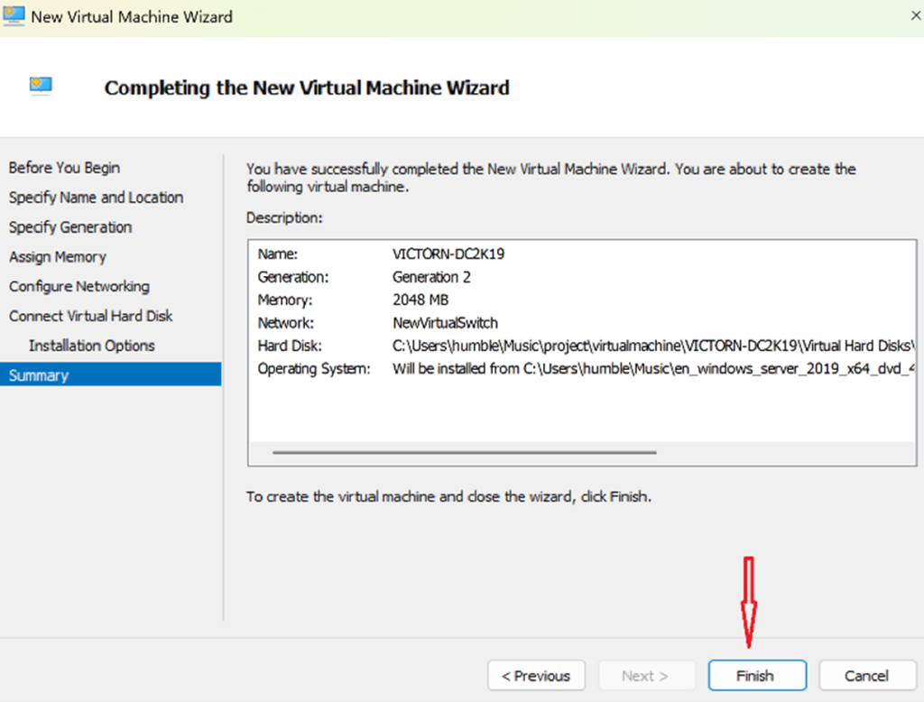 Screenshot: Mount the Windows Server ISO (screenshot 2)
