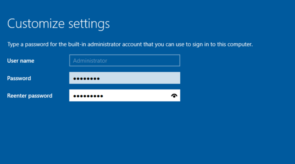 Screenshot: Complete setup (screenshot 6)