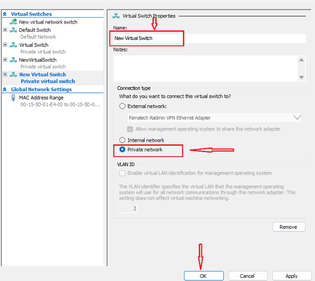 Screenshot: How I Built and Networked a Windows Server on Hyper‑V (screenshot 3)