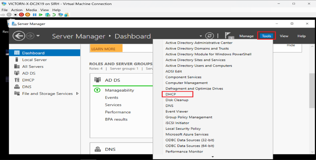 Screenshot: Activate the scope when prompted