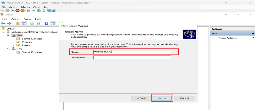 Screenshot: Activate the scope when prompted (screenshot 3)