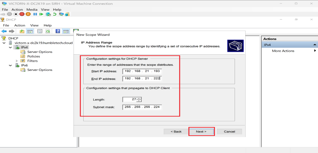 Screenshot: Activate the scope when prompted (screenshot 4)