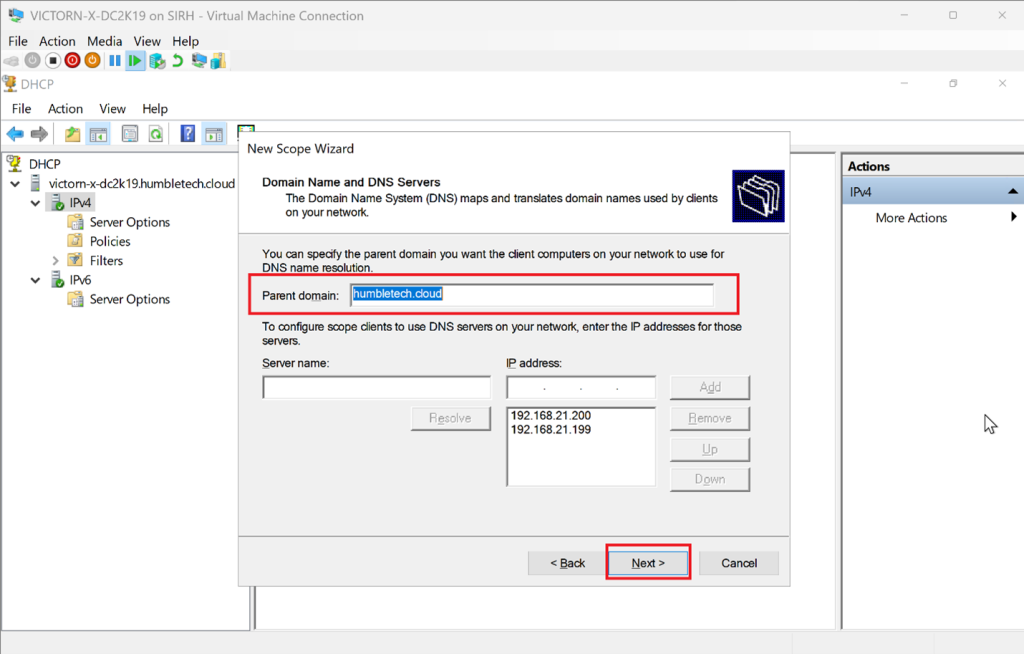 Screenshot: Activate the scope when prompted (screenshot 8)