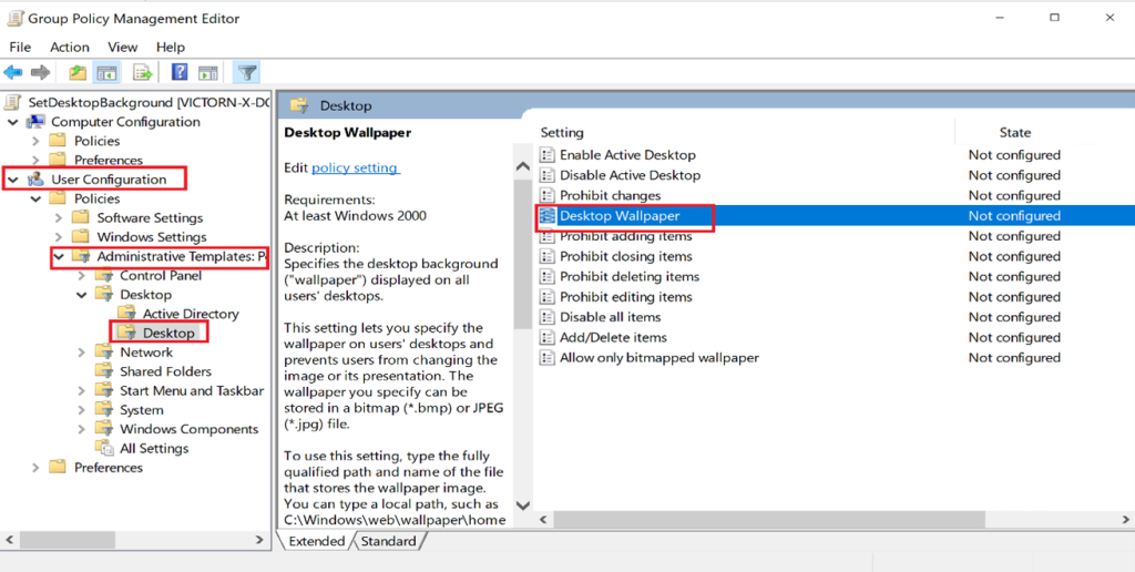 Screenshot: Choose a style such as Fill or Stretch (screenshot 6)