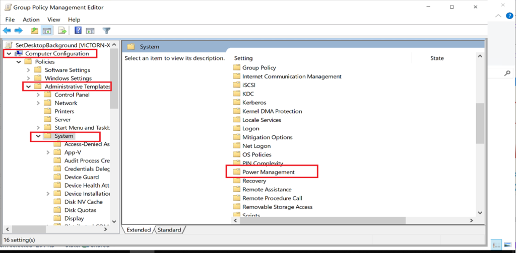 Screenshot: Or set action to Lock or Sleep only (screenshot 2)