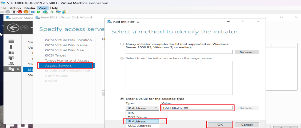 Screenshot: Review settings → Click Create (screenshot 2)