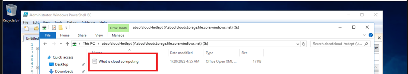 Screenshot: Log in to the computer, Open PowerShell and paste the script, then hit the enter key (screenshot 2)