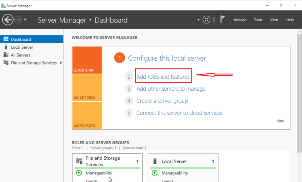 Screenshot: Select Active Directory Domain Services and confirm installation