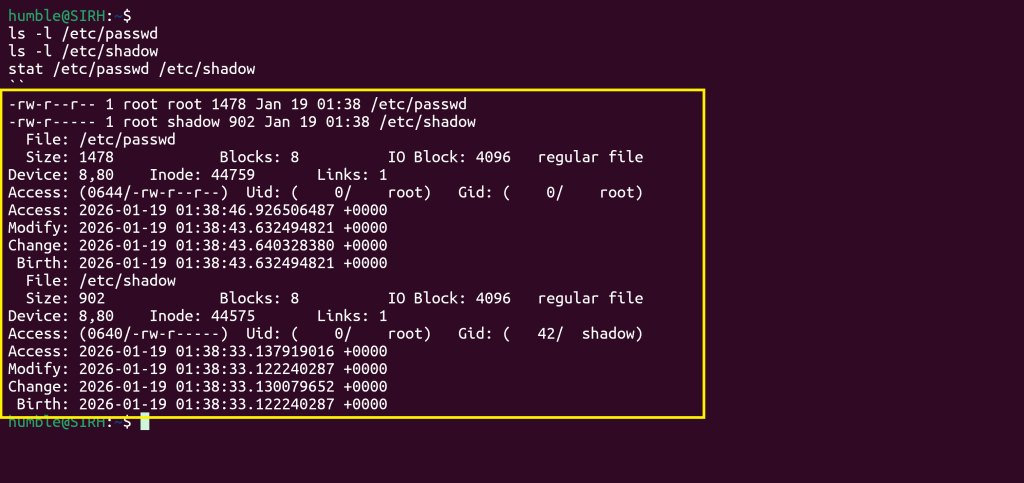 Screenshot: Linux assumes users will make mistakes so permissions limit damage