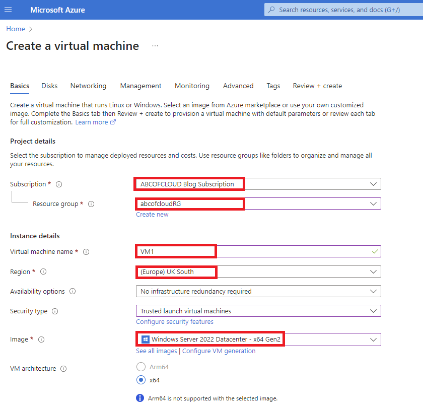 vnet-peering-azure-vm-abcofcloud.cloud